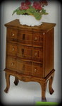 Details zu L - XV Möbeli ( Louis - Quinze ) Stilmöbel mit 3 - Schubladen und Intarsien