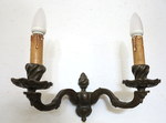 Details zu Wandlampe Bronze, 2-armig. Zur Zeit 2 gleiche vorhanden