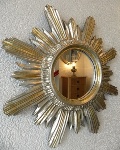 Details zu Spiegel - Sonne, Gold - Silber, Stil - Spiegel